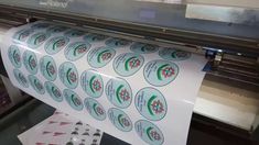 Paper Sticker Printing Service, Ink Color : Full Color