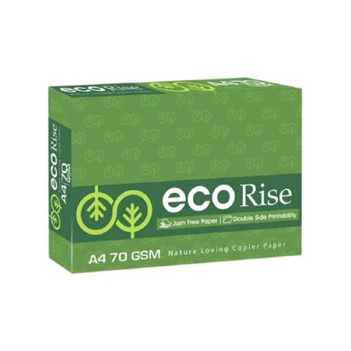 Eco Rise 70 GSM A4 Size Copier Paper White 500 Sheets (Pack Of 1 Ream)