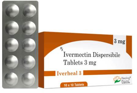 Iverheal Ivermectin 3 Mg Tab, Medicine Type : Allopathic