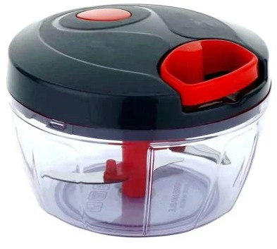 1000 Ml Black Plastic Dori Chopper For Kitchen Use