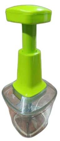 Plastic Hand Push Vegetable Chopper For Kitchen Use