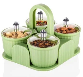 Plastic Dry Fruit Box, Shape : Square