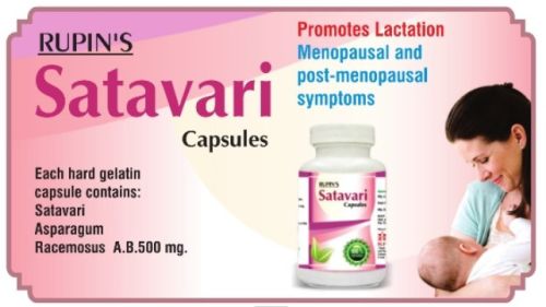 Herbal Satavari Capsules For Human Consumption