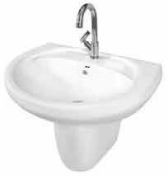 Citizen-507 Half Pedestal Wash Basin For Home, Hotel, Restaurant