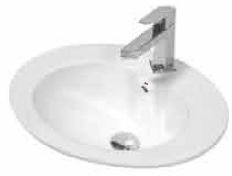 Plain Polished Ceramic Prince-404 Countertop Wash Basin For Home, Hotel, Restaurant