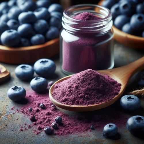 Spray Dried Blueberry Powder, Packaging Type : Plastic Packet