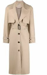 Cotton Plain Ladies Trench Coats, Sleeve Type : Full Sleeves