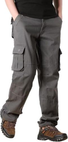 Cotton Mens Cargo Pants, Technics : Machine Made