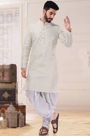 Silk Plain Mens Kurta Pajama, Technics : Machine Made