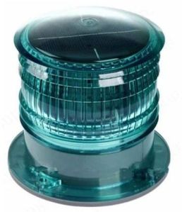 Polycarbonate Lens 2NM Green Marine Solar Navigation Light