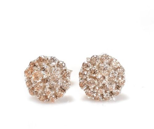 Sterling Silver Golden Topaz Earrings, Packaging Type : Box