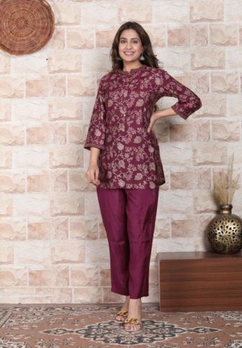 Ladies Muslin Co Ord Set