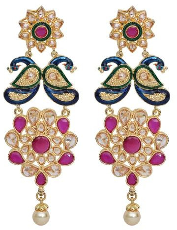 Designer Polki Earrings, Gender : Female