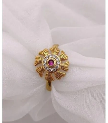 Polished Metal Stone Finger Rings, Gender : Female