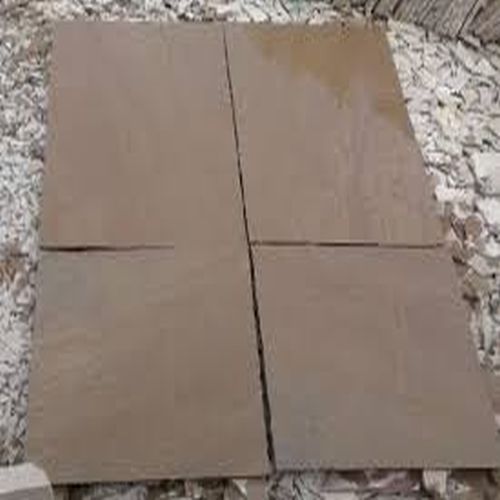 Flamed Raj Brown Sandstone Slab For Flooring, Paving