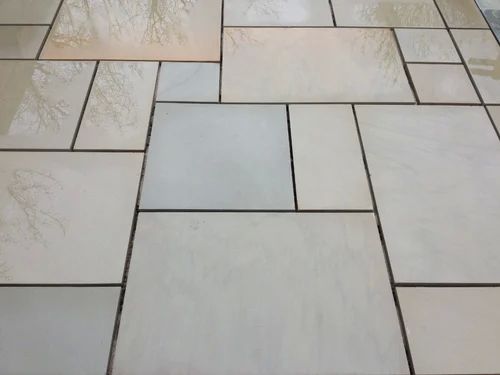 Raj Green Bijoliya Sandstone Slab For Flooring, Paving