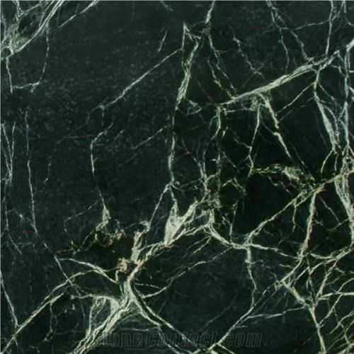 Polished Spider Green Marble Slab