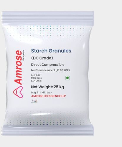Amrose Lifesciences Starch Granules, Packaging Type : Bags