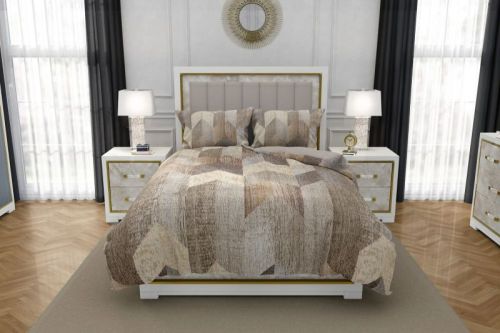 10001 Moon Breeze Pure Cotton Bedsheet With 2 Pillow Cover