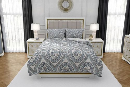 12003 Dream Comfort Pure Cotton Bedsheet With 2 Pillow Cover