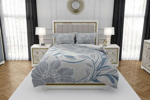 8003 Theta Elite Pure Cotton Bedsheet With 2 Pillow Cover