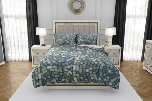 9001 Delta Weave Pure Cotton Bedsheet With 2 Pillow Cover