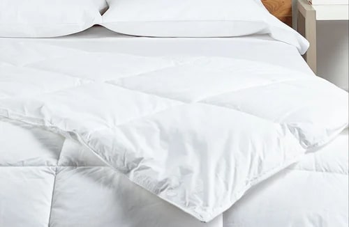 Plain Cotton Hotel White Duvet Cover