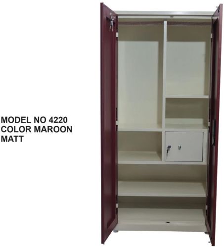 Stainless Steel Almirah, Color : Brown, Silver, maroon