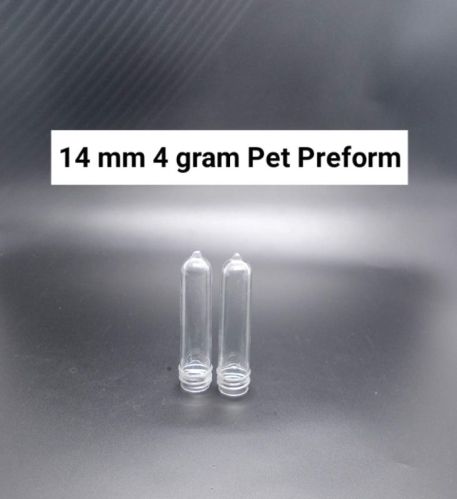 14 Mm 4 Gm PET Preforms For Liquor Packing