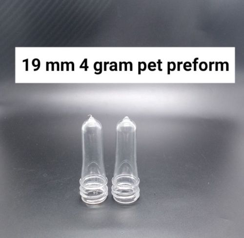 19 Mm 4 Gm PET Preforms For Packaging