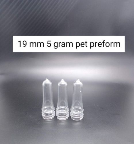 19 Mm 5 Gm PET Preforms For Packaging