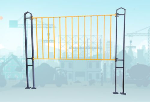 Mild Steel Scaffolding Pedestrian Guard Rail