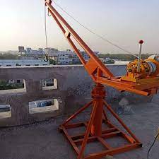 Ezzi Lifts Mini Construction Crane, Color : ORANGE