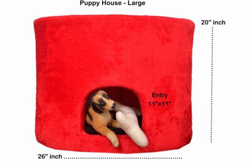 Dhanjal Enterprises Big Fabric Puppy House, Technics : Handmade