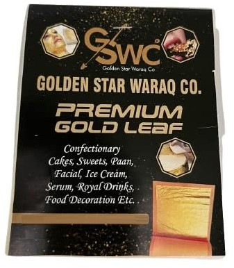 Golden Star Waraq Company 24k Gold Foil Sheets