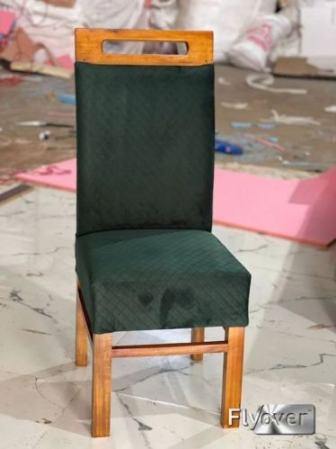 Flyover Polished Modern Wooden Dining Chair, Color : Brown