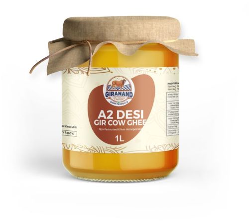 A2 DESI GIR COW BILONA GHEE, Packaging Type : GLASS JAR