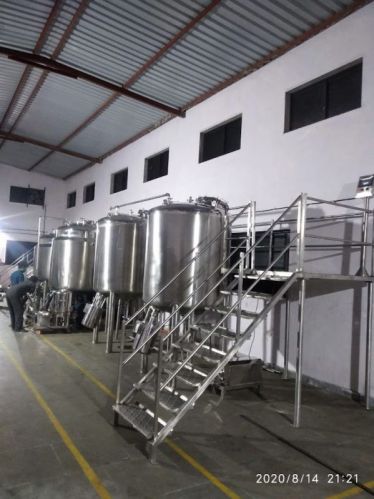 Automatic Syrup Manufacturing Plant, Weight : 2000-4000kg