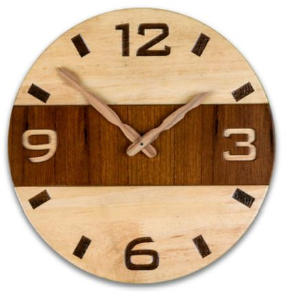 Fancy Wooden Wall Clock For Office