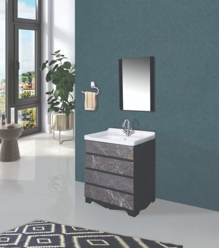 Stellar International Polished PVC Bathroom Vanity For Home, Hotel, Office, Restaurant