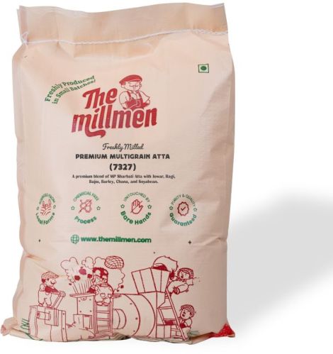 The Millmen Natural Multigrain Aata, Color : Creamy, Form : Powder