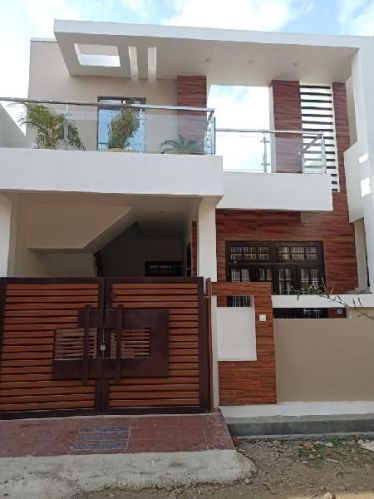 Stainless steel Concrete bricks 3BHK Duplex House for Residential