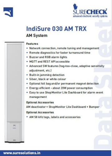 CALLIDUS Indisure Trx Eas Security System, Color : Grey