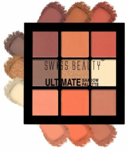Swiss beauty Metallic Ultimate Eye Shadow Palette, Color : Multicolor