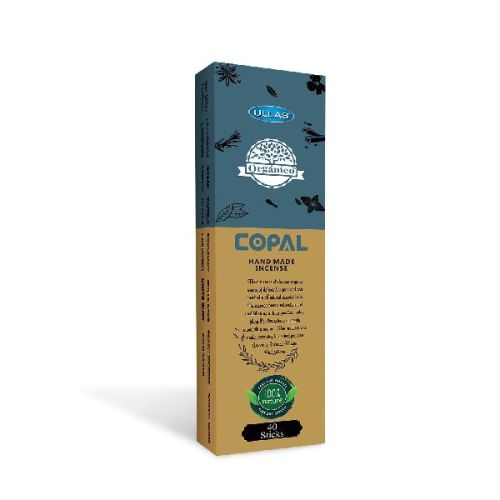 Ullas Organico Copal Agarbathi - Incense Sticks With Floral Fragrance (40 Sticks)