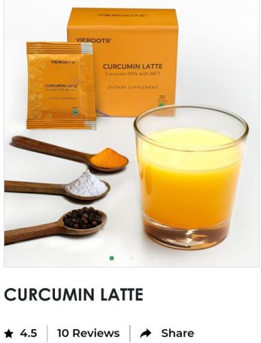 Curcumin Latte for Supplement Diet