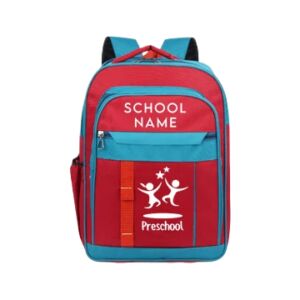 Printed Polyester School Backpack Medium