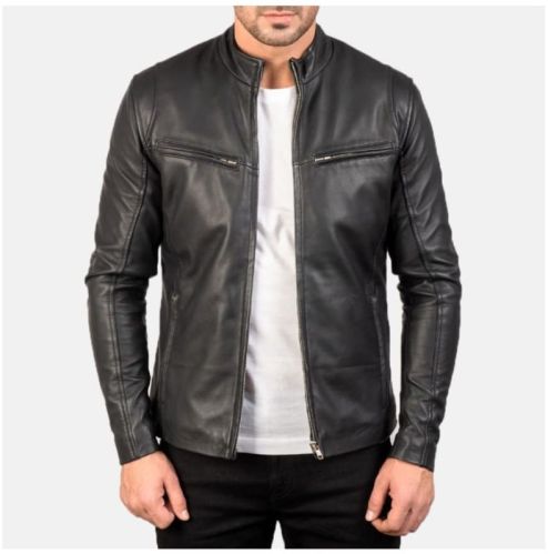 Cotton Mens Leather Jackets, Sleeve Type : Sleeveless