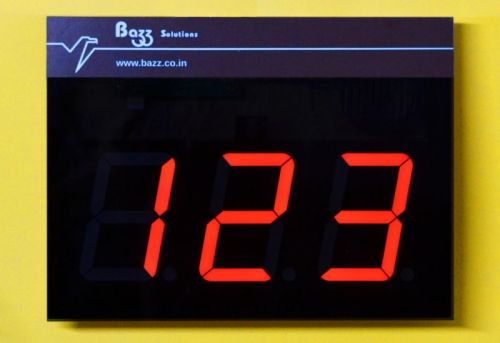 Bazz Solutions Acryllic Wireless Token Display, Color : Red