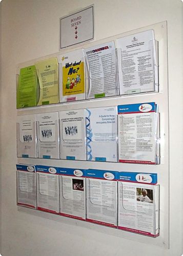 GD Acrylic Magazine Holder, Shape : Rectangular